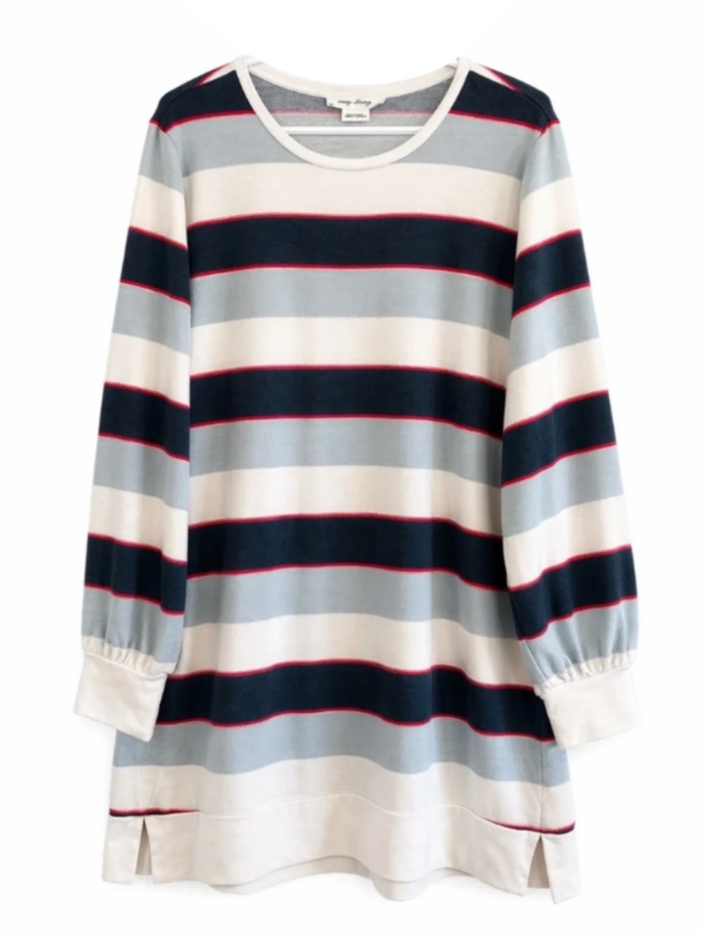 4/$20➡️ In Every Story by Addition Elle Striped Long Sleeve Tunic – XL Fair*Flaw